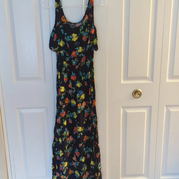 chinese dress ladies Morena Maxi Dress - Elegant Ruched Drop Waist Black Dress main image 0
